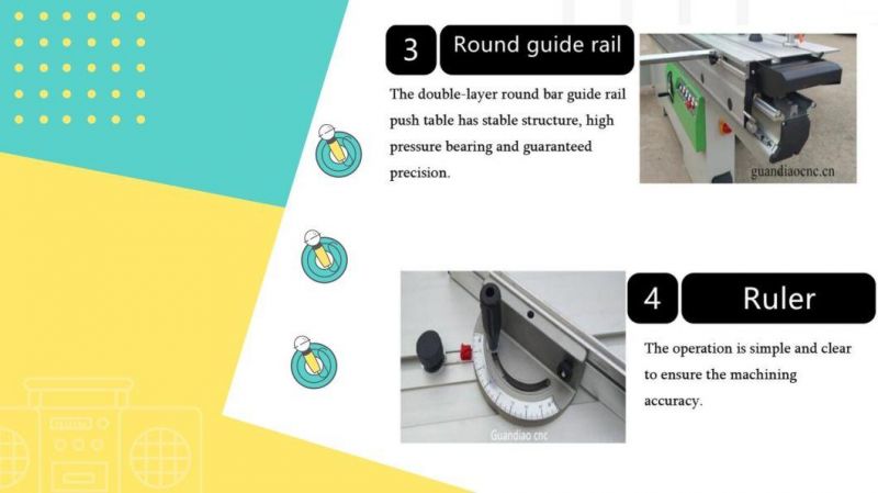 Woodworking Machinery Manufacturers Direct Marketing New 45 Degree 90 Degree Precision Cutting Saw Push Panel Table Saw Cutting Saw Board Machine
