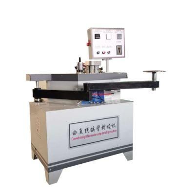 Woodworking Portable PVC Wood Manual Curved Straight Line Rocker Edge Banding Machine