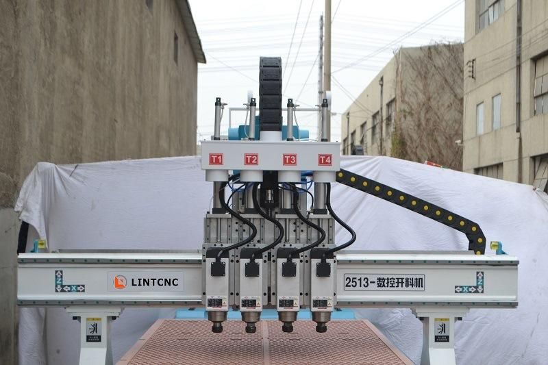 Multi-Use Spindles 1325 2030 CNC Rotuer Machine for Furniture CNC Router with 4 Spindles for Woodworking