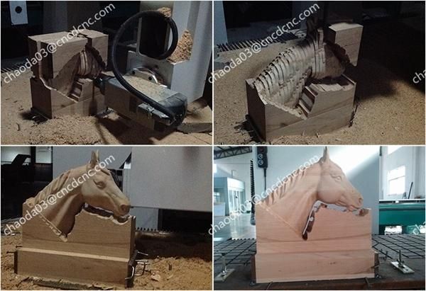 Electric CNC Carving Router for 3D Wooden Statue