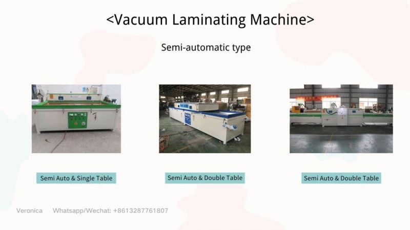 PVC Film Hot Press Wood Door Woodworking Engraving Machine Vacuum Laminating Machinery