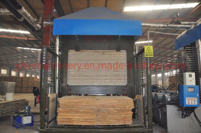 Hot Press Machine for Plywood Woodworking Machinery 2019