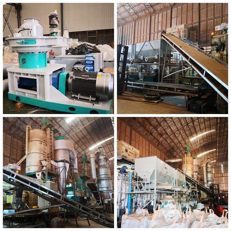 2022 Hot Products 160kw Vertical Ring Die Wood Sawdust/Rice Husk/Bamboo Wood Pellet Mill Machine /8mm Pellet Press Machines