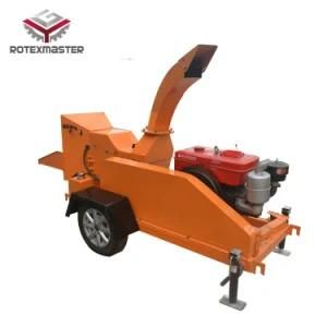 Rotex Widely Using Diesel Engine Mobile Wood Chipper