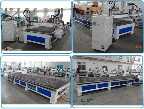 Large 1500*6000mm CNC Woodworking Engraving Machine with Double Z-Axis