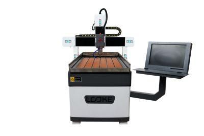 2020 New Design 600*600mm CNC Router Rotating Shaft Aluminum Mold Cutting Machinery