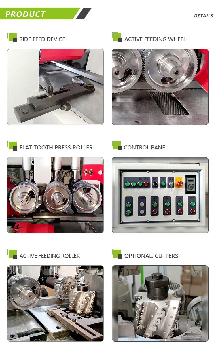 Automatic Six Spindles Four Side Planer for Solid Wood