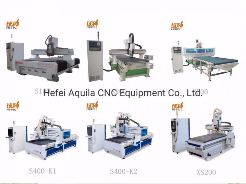 Mars S400 3 Axis CNC Machining Center with Atc System for Woodworking