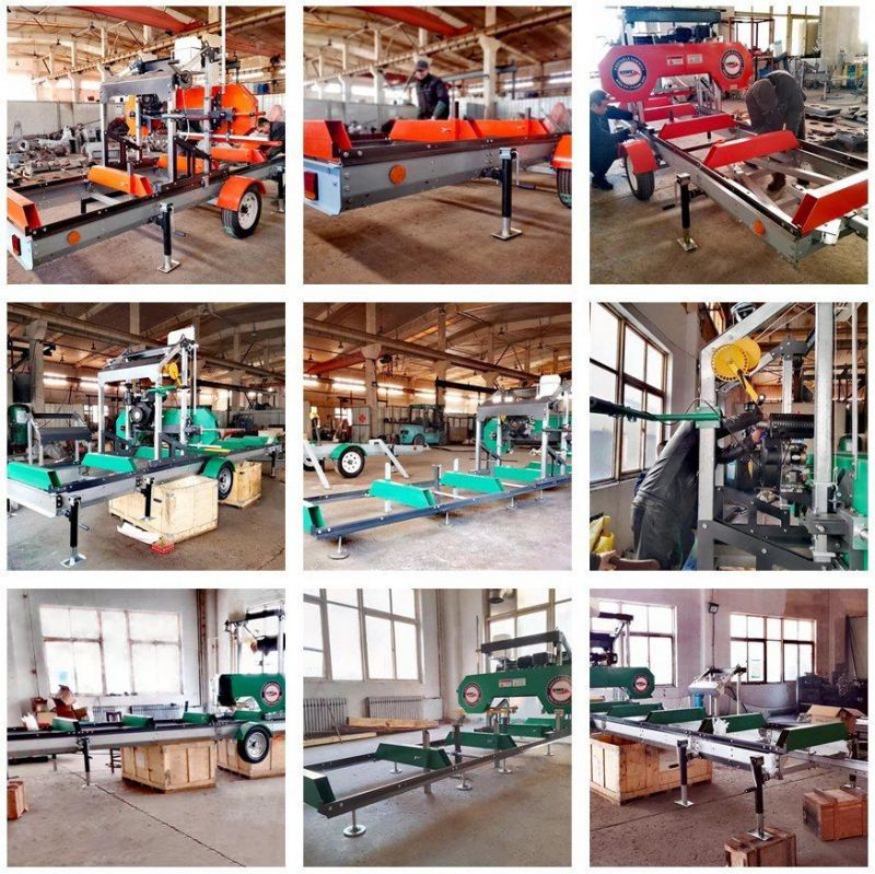 Hawk 4m 26g Gasoline Sawmill Machine Portable Wood Sawmill