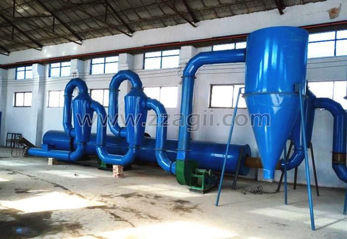 400-500kg/H Air Flow Pipe Dryer for Biomass Wood Sawdust