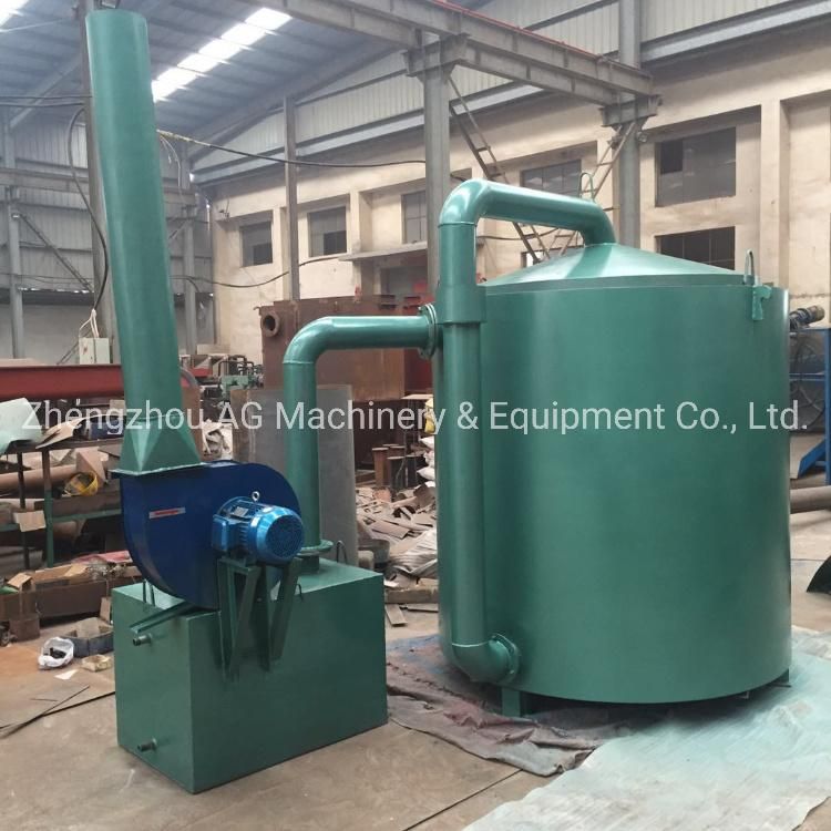 Industrial Wood Briquettes Carbonization Furnace for Making Charcoal