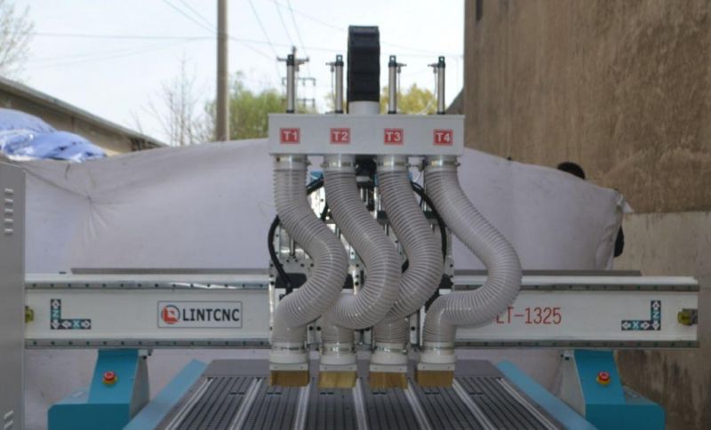 3.5kw Air Cooling Spindle Multi-Heads Pneumatic Atc 1325 2030 CNC Router