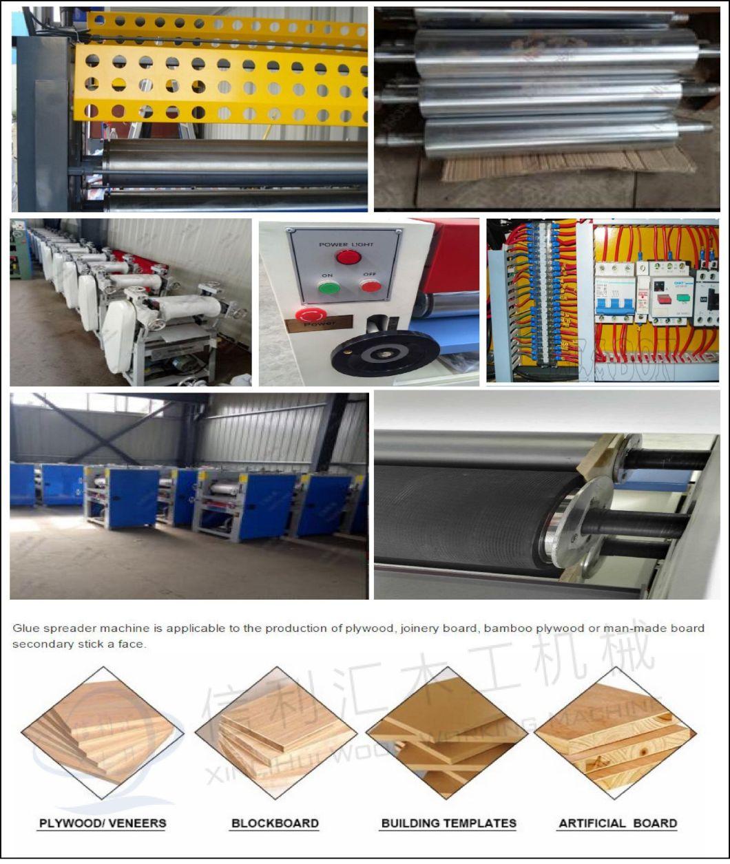 Single/Double Urface Glue Spreader/ Four Rollers Veneer Glue Spreader Machine Glue Machine for Wood