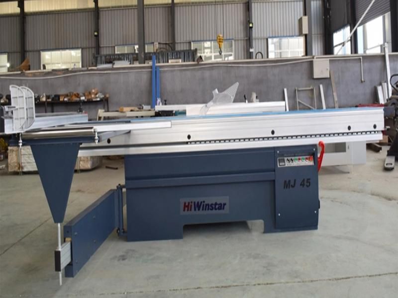 Mj45 Wood Cutting Machine Automatic 45 Degrees Sliding Table Saw Machine