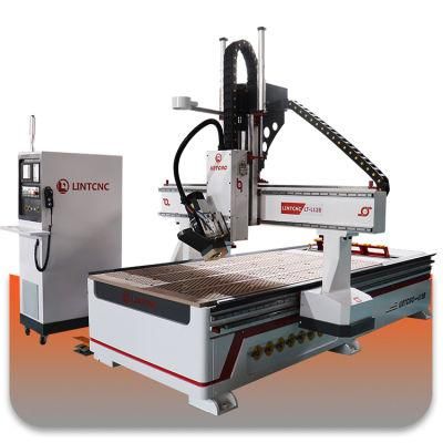 New Type 3D 1325 9020 1530 2030 L12b CNC Wood Router 4 Axis Atc with 180 Degree Spindle for Cambered Wood Acrylic Metal Carving