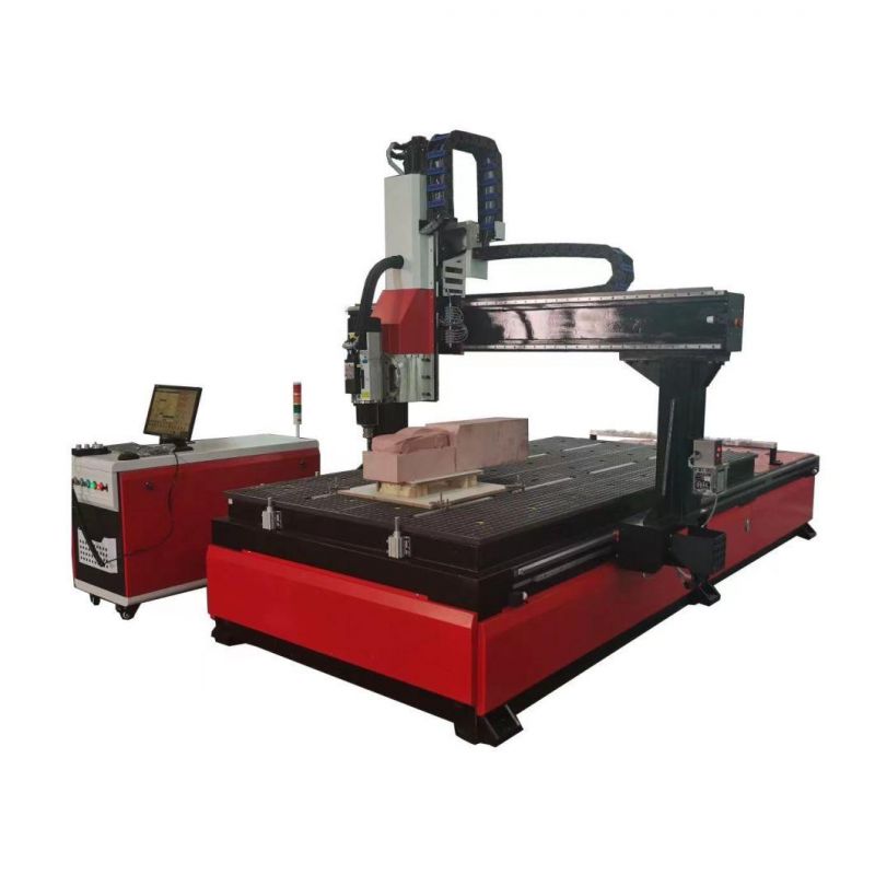 4 Axis CNC Router 1325/2030 180 Degree Swing Head CNC Wood Machinery/Spindle Swing Wood CNC Milling Machine