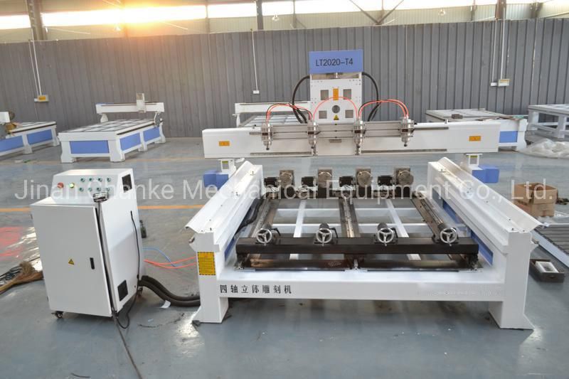 4 Spindles Multi Head Atc Wood CNC Router