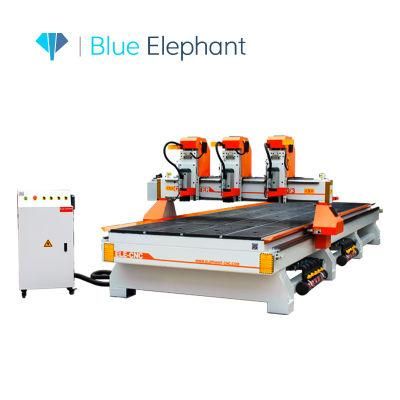 1660 Multi-Heads Wood CNC Router, CNC Wood Cutting Machine with 3 Heads