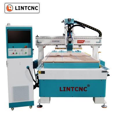 The Latest 1212 1325 1530 2030 Atc Hsd CNC Router Italy 9.0kw Atc Spindle with Automatic Feeding Device for Furniture Door Panel