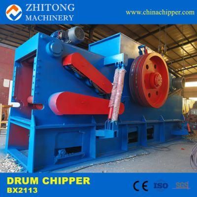 Bx2113 Bamboo Crusher 30-35 Tons/H Drum Wood Chipper