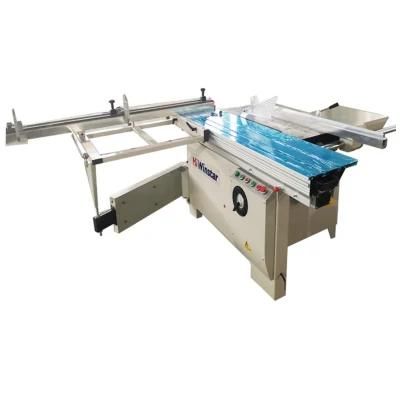 Mj6116 High Precision 1600mm Manual Adjusting 45 Degrees Tilting Small Sliding Table Panel Saw Machine