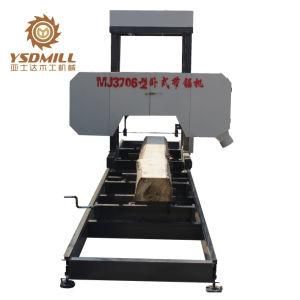 Diesel Engine Kind Portable Horizontal Band Saw for Coconut Lumber Cutting
