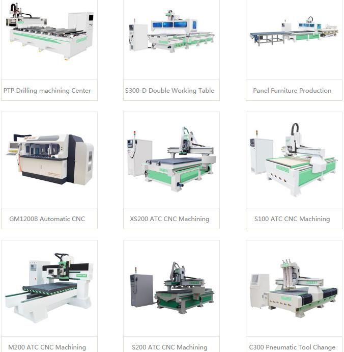 E300 Gang Drill CNC Cutting Center CNC Router