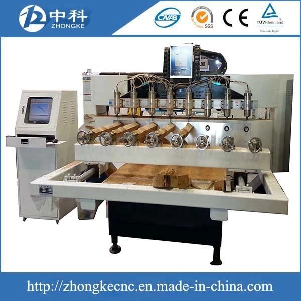 Multi Heads Wood CNC Router Machine with Rotary Attachment