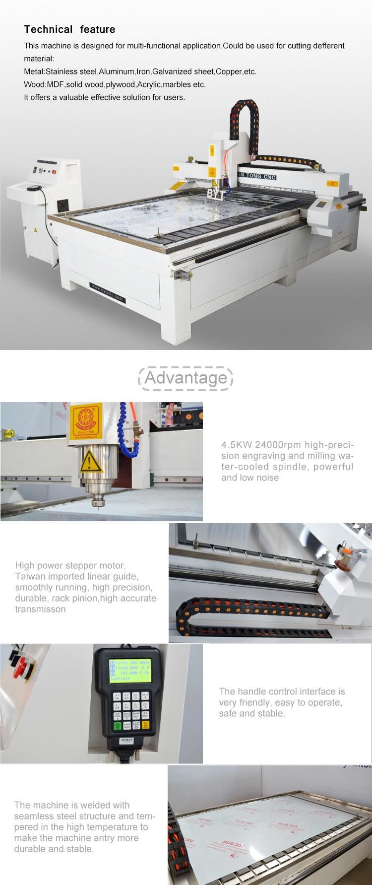 1325 Multifunction Metal and Non Metal Cutting CNC Router