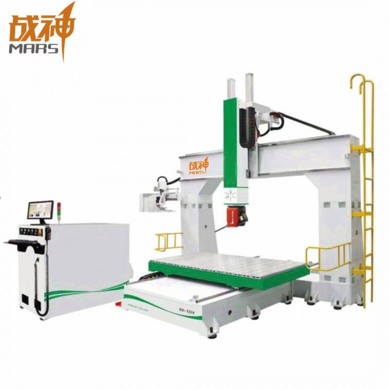 Mars Hgs12 Five Axis Wooden Door CNC Router Machine