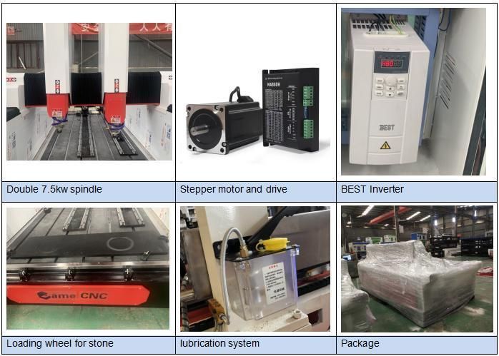 Camel CNC Ca-1325 Double Head Stone Engraving CNC Router Machine