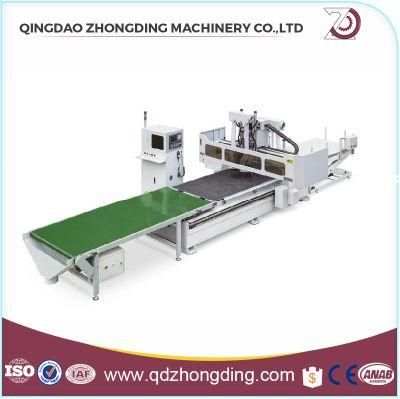 Woodworking CNC Router with Line Tool Magazine