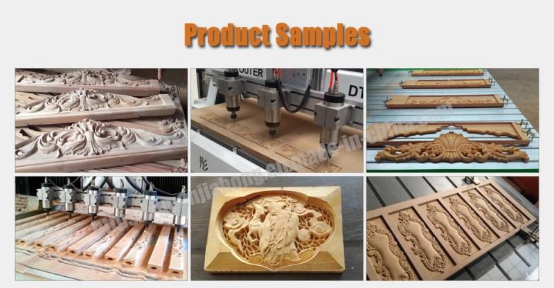 Servo Motor, Multi Spindle Wood CNC Router Machine, CNC Carving Machine