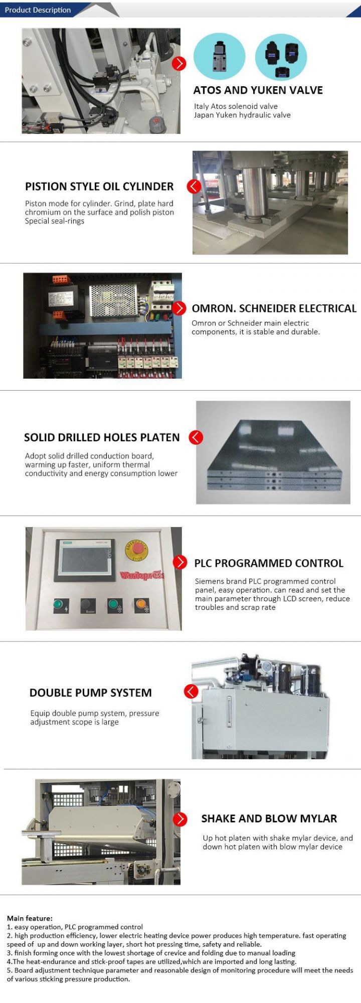 Shortcycle Hot Press Machine for Veneer, Honeycomb