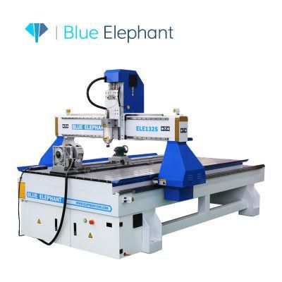 4 Axis CNC Wood Router 1325 CNC Engraving Machine with Rotary Device Spindle
