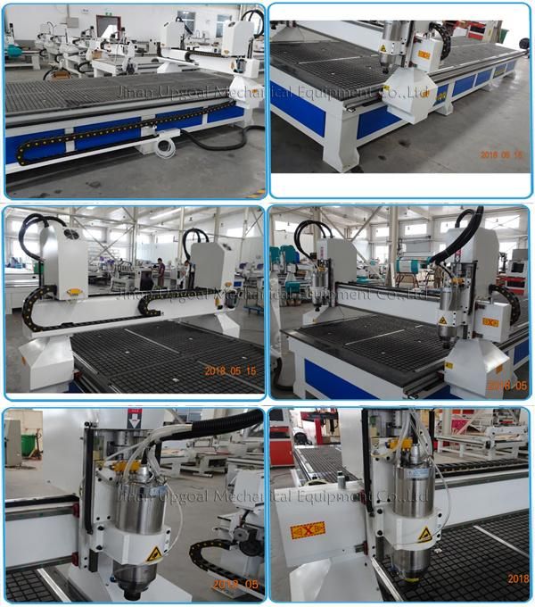 Large 1500*6000mm CNC Woodworking Engraving Machine with Double Z-Axis