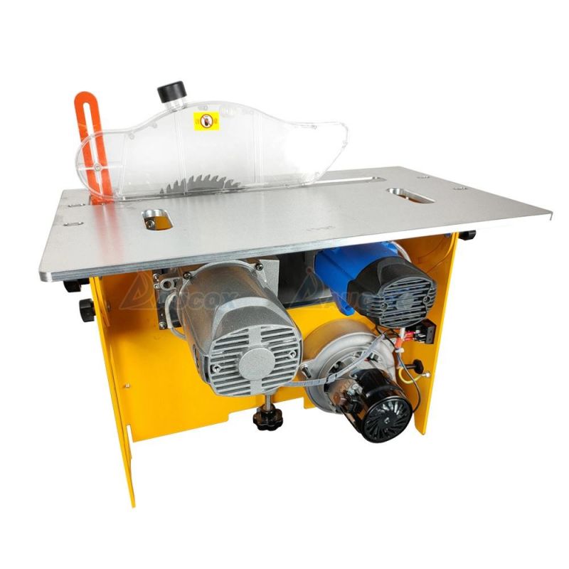 Small Folding Double Blade Panel Saw Portable Sliding Table Saw Machine