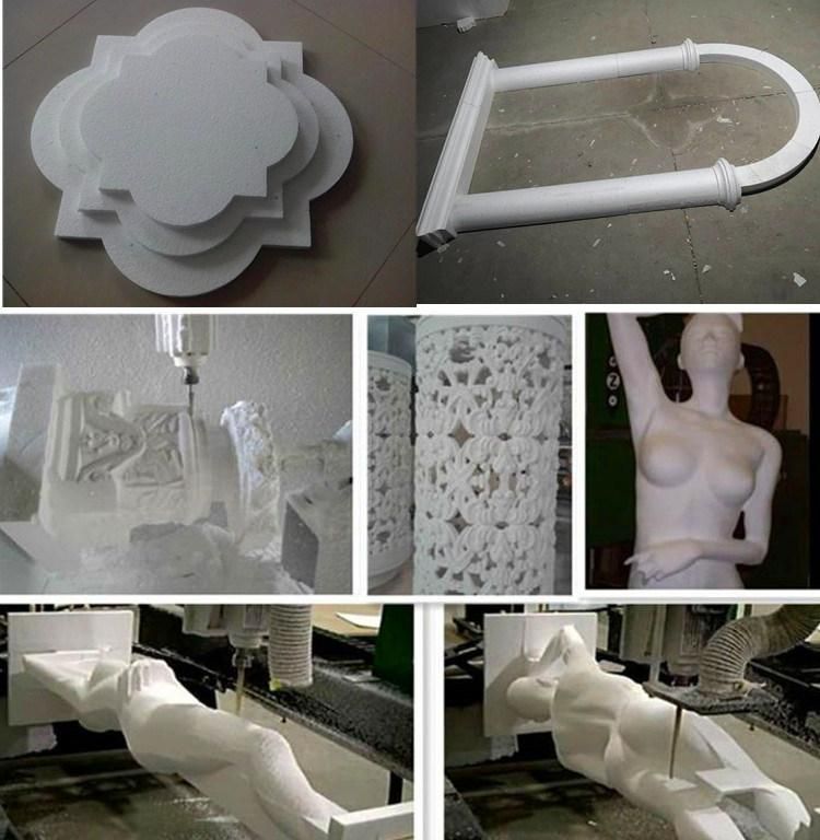 CNC Milling Machine. 4 Axis CNC Router for EPS Foam, Styrofoam 2D/3D Carving Engraving Machine