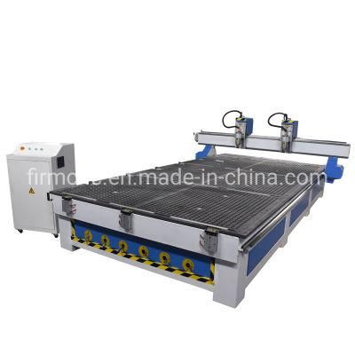 Two Heads 2040 CNC Wood Carving Router Machine for Panel Furniture