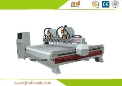 Multi-Spindle Wood Workpiece Process CNC Router Machine in China