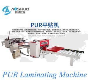 Automatic Loading Double Glue Coating Automatic Paper/ PVC Film/ PUR Hot Melt Glue Laminating Machine Woodworking Machine
