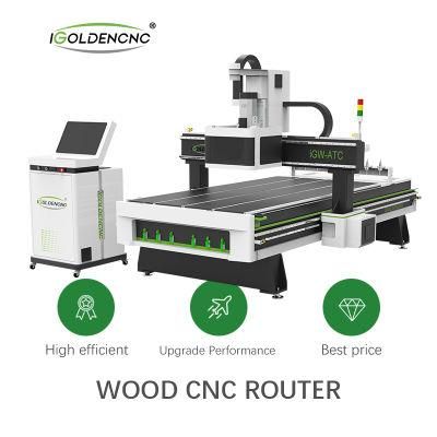 Atc CNC Router Woodworking Machinery Wooden Furniture Manufacturing Machines