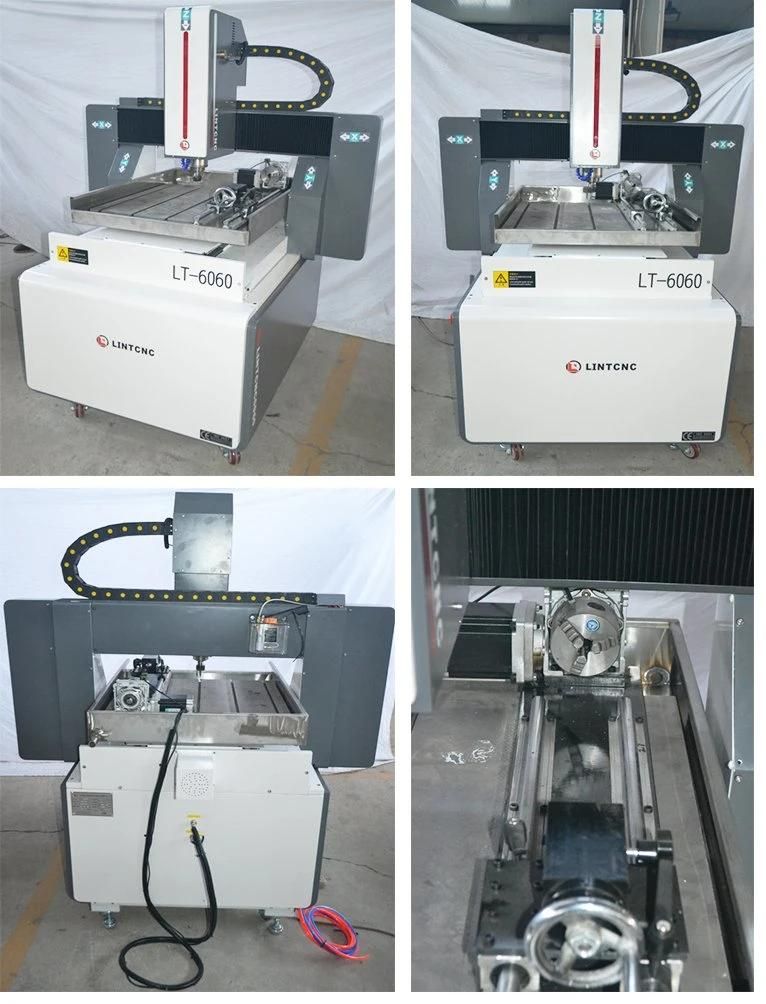 New Type 2022 Small 4040 6060 6090 CNC Router 4axis 3D Engraving Machine for Aluminum MDF PVC Metal