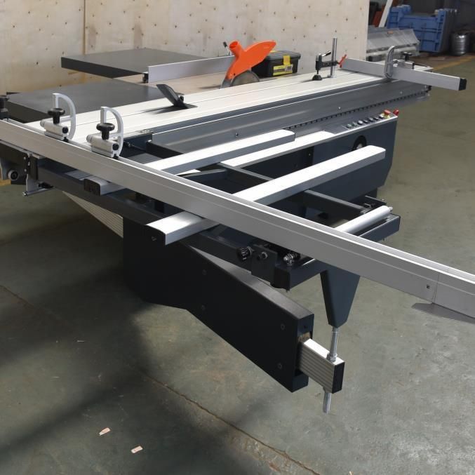 Sliding Table Saw Machine with Electrical Lifting