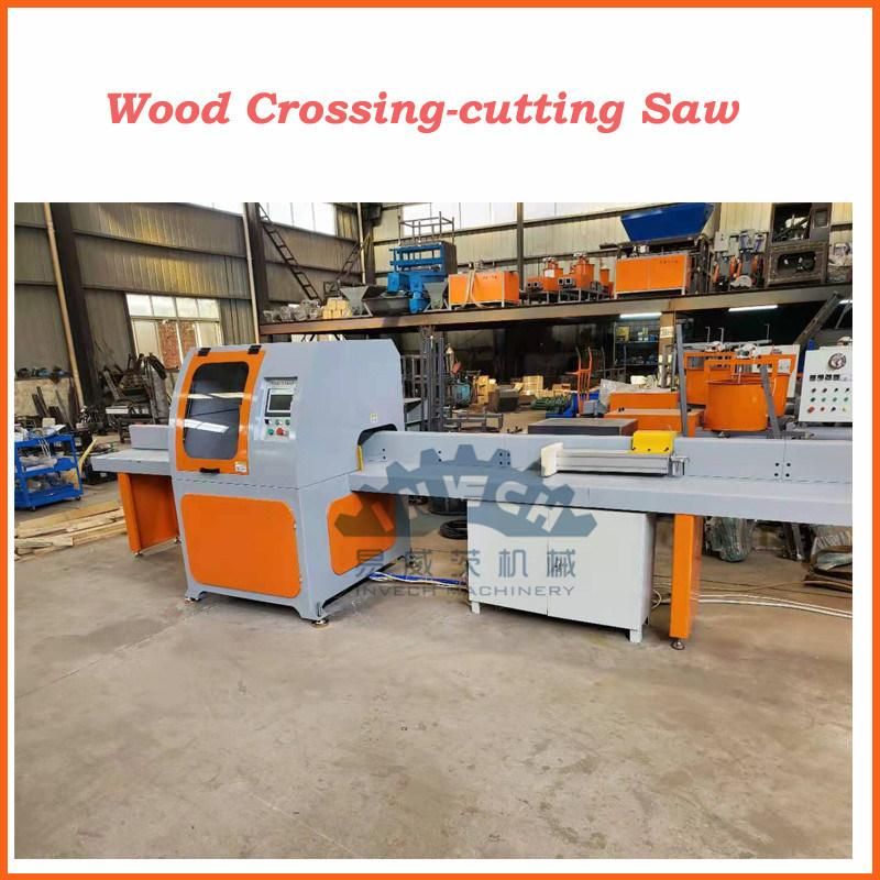 Automatic Wood Stringer Cross Cut Saw with PLC Control