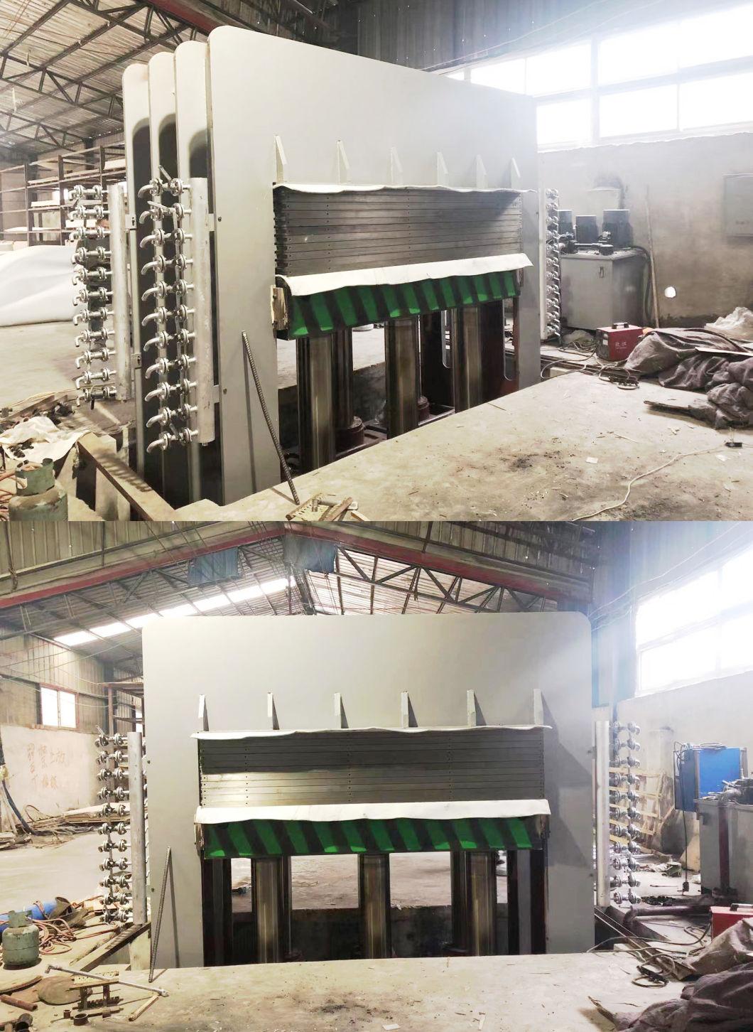 800t 6*8 Multilayers Plywood Melamine Foil Laminate Hot Press Machine with CE