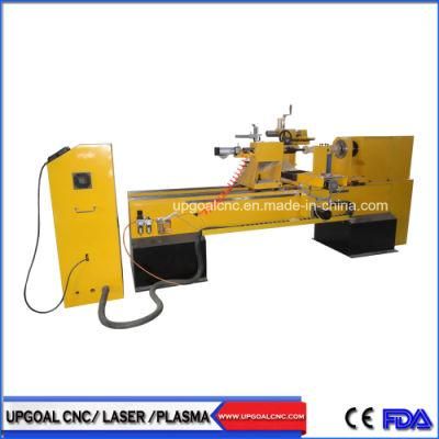 CNC Wood Lathe Broaching Engraving Machine with Single Axis Double Blades