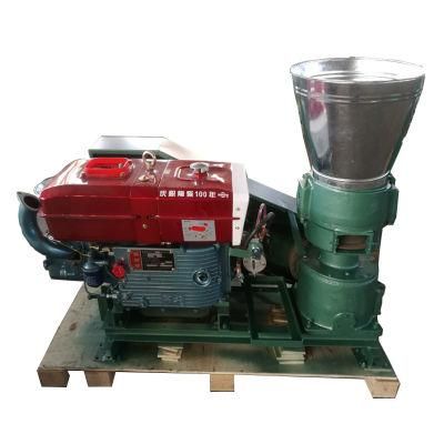 Flat Matrix Diesel Pellet Machine with Roller and Die