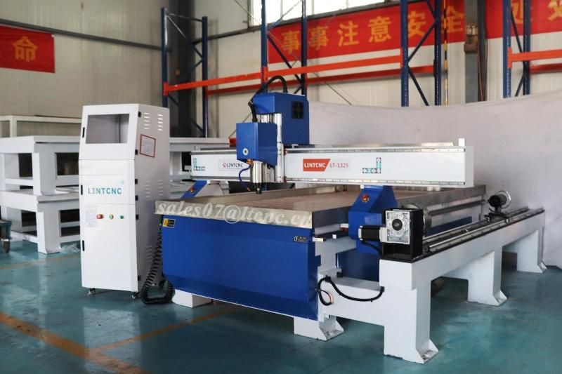 4 Axis 4*8FT 3D Woodworking CNC Router for Wood Acrylic Plywood PVC MDF Engraving Carving Milling Cutting 1325 1530 2030 Machine with Mach3 USB Controller Price