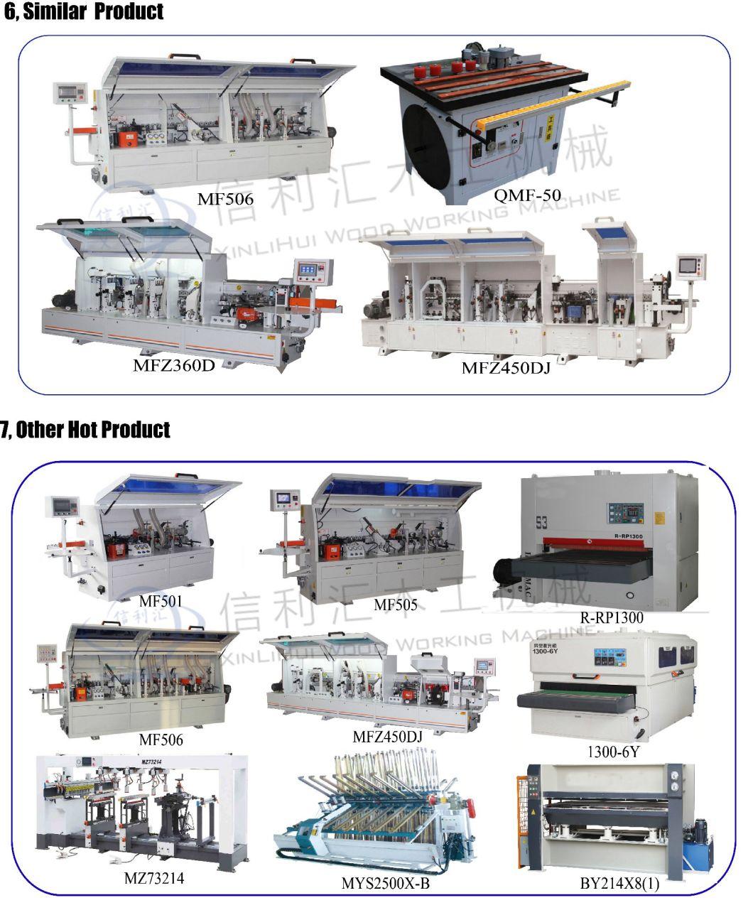 European Quality Ce Certification Automatic PVC Edge Bander Wrapping Machine/ Double Glue Cover PVC Banding Machine